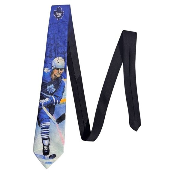 Vintage Ralph Marlin Toronto Maple Leafs Tie 1992 - Picture 1 of 2